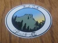 Thumb Butte Prescott AZ vinyl decal