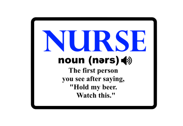 Nurse First Person You See Hold My Beer Watch This Laptop Bumper Sticker Decal - Image 5