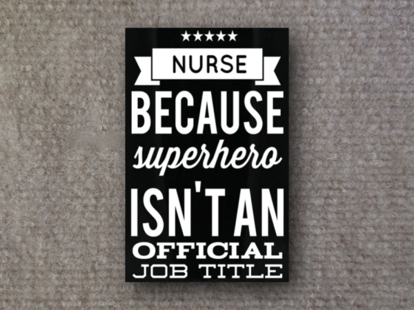 Image of nurse because superhero isn't an official job title