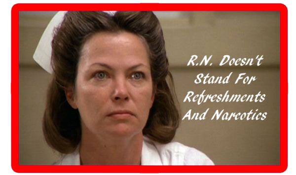 Registered Nurse Doesn't Stand For Refreshments Narcotics Nurse Laptop Bumper Sticker Decal - Image 2