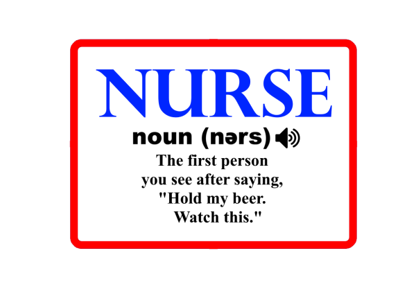 Nurse First Person You See Hold My Beer Watch This Laptop Bumper Sticker Decal - Image 10