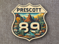 An image of Highway 89 sign in Prescott Arizona