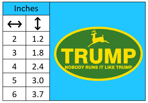 Nobody Runs It Like Trump anti Biden Window Laptop Bumper Sticker Decal - Image 4