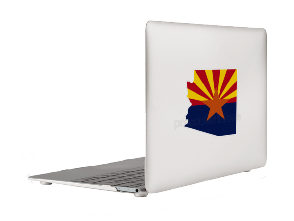 Arizona Flag State Outline Car Window Vinyl Laptop Sticker Decal - Image 5
