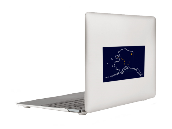 Alaska State Outline Car Window Vinyl Laptop Sticker Decal - Image 6