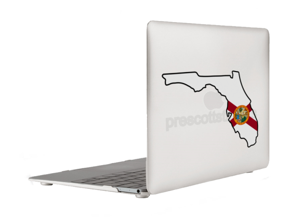 Florida Flag State Outline Car Window Vinyl Laptop Sticker Decal - Image 5