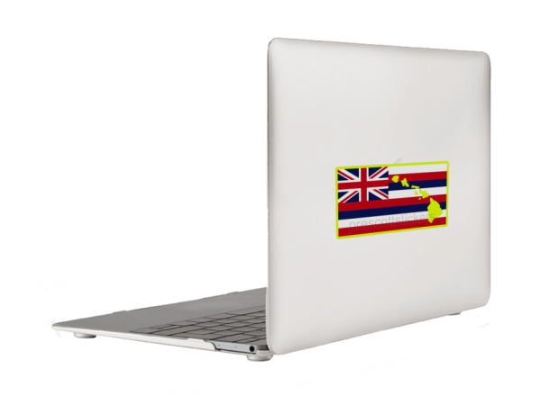 Hawaii Flag State Outline Car Window Vinyl Laptop Sticker Decal - Image 6