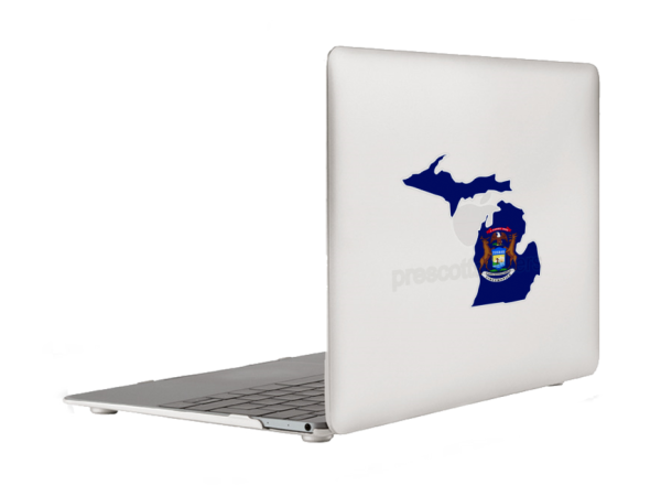 Michigan Flag State Outline Car Window Vinyl Laptop Sticker Decal - Image 6