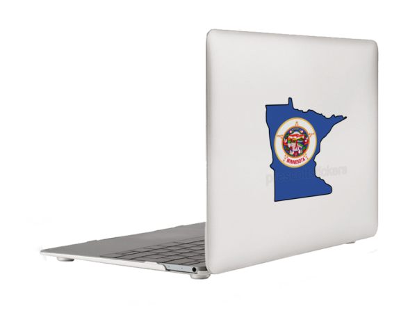 Minnesota  Flag State Outline Car Window Vinyl Laptop Sticker Decal - Image 6