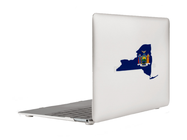 New York Flag State Outline Car Window Vinyl Laptop Sticker Decal - Image 6